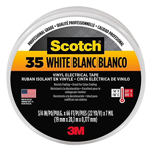 3M Scotch 35 Innen und Außen 20m Vinyl Weiß Klebeband von 3M