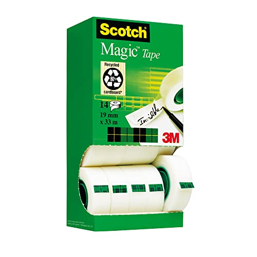 3M Scotch Klebefilm Magic 810, 19 mm x 33 m, 10+4 GRATIS von 3M