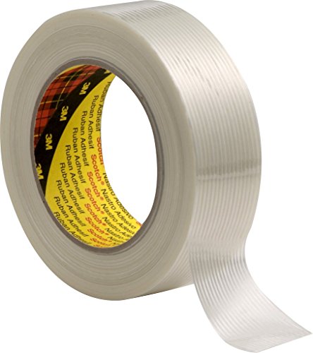 3M Tartan Filament-Klebeband Universal 8956, 19 mm x 50 m, Transparent (48-er Pack) von 3M