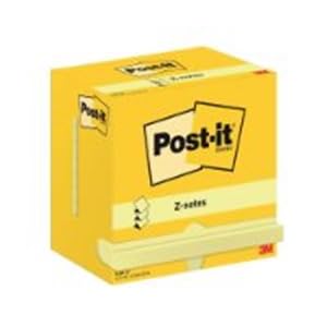 Post-It R350Y Notes, 76x127mm, Z-Faltung, Gelb, 12 Stück von 3M