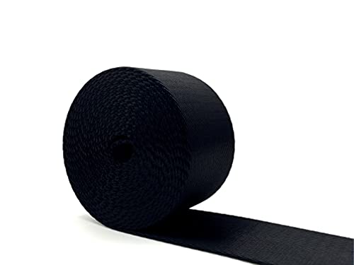 3dancraftit 32 mm schweres Nylon-Gurtband, 4,5 m, Schwarz NL62# von 3DANCraftit