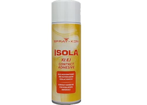 Sprühkleber für Dämmstoffe Isoliermaterialien 500ml Isola Spray-Kon von 4home&work