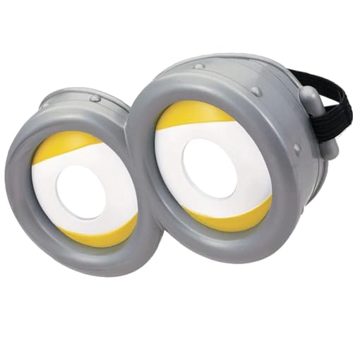 4sold Minion Goggles Brille Ich – Einfach unverbesserlich Despicable Me Brille Gläser Augen Tolles Kostüm das du brauchst, um selbst zum Minion zu werden von 4sold