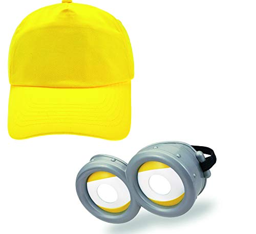 4sold Minion Goggles Brille Ich – Einfach unverbesserlich Despicable Me Brille Gläser Augen Tolles Kostüm von 4sold