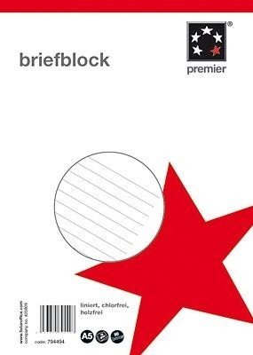 5 Star 794494 Briefblock CF von 5 STAR