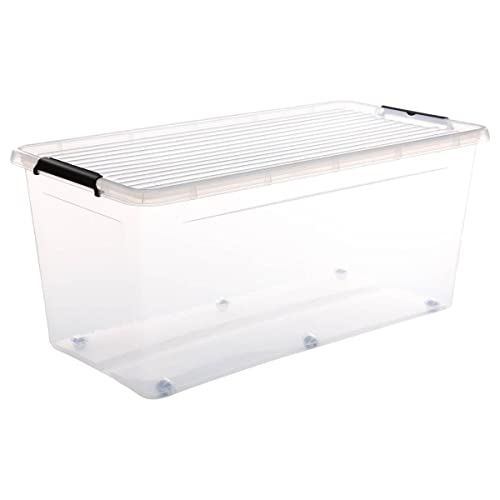 5 five simply smart Transparente plastikbox 75l clip n box von 5 five simply smart