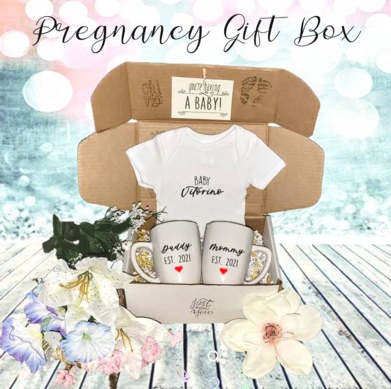 Schwangerschaft Geschenkbox | Bump Box Werdende Mutter Und Vater Geschenk Neue Erstes Trimester Für Paare Congrats von 6enerationCreations