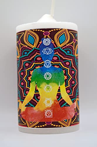 Kerze SIMBOLICO 7 CHAKRAS von 7 CHAKRAS