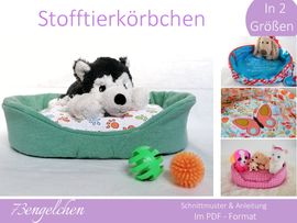 Stoffkörbchen für Kuscheltiere von 73engelchen