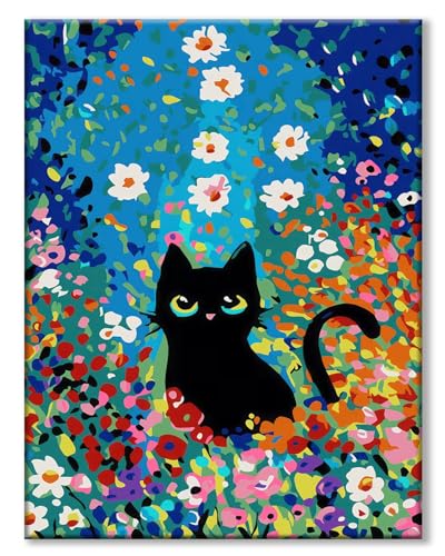 77iiAii Diamond Painting, Diamond Painting Erwachsene Katzen, Diamant Painting Bilder Groß xxl 40x50 cm für Erwachsene Kinder diy und Wohnzimmer Schlafzimmer Wanddeko von 77iiAii