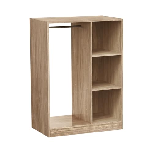 7H SEVEN HOUSE Kleiderschrank mit 3 Fächern, 78 x 48 x 109 cm, 7 Stück von 7H SEVEN HOUSE