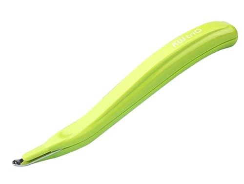 Magnetische Klammerentferner Heftklammerentferner Entklammerer Heftklammer Entferner Stiftwerkzeug mühelos Abzieher Easy Staple Remover Tool für Schule, Büro, Heimgebrauch (Green, 15.5x1.5x1.5) von 95sCloud-1