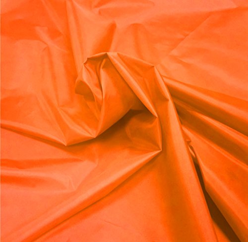 A-Express Orange 1x Metre Polyester Stoff Wasserdicht Planen-Stoff Draussen Material Zelt Flagge Meterware von A-Express