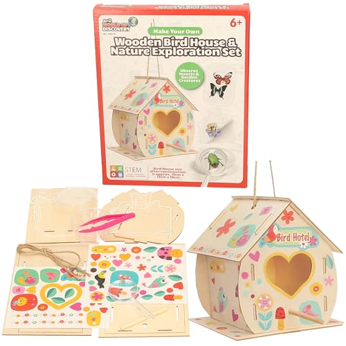 A to Z World of Discovery DIY Vogelhaus & Naturerkundungs-Set aus Holz, Mint-Lernen, ab 6 Jahren A to Z World of Discovery DIY Vogelhaus & Naturerkundungs-Set aus Holz, Mint-Lernen, ab 6 Jahren von A to Z World of Discovery