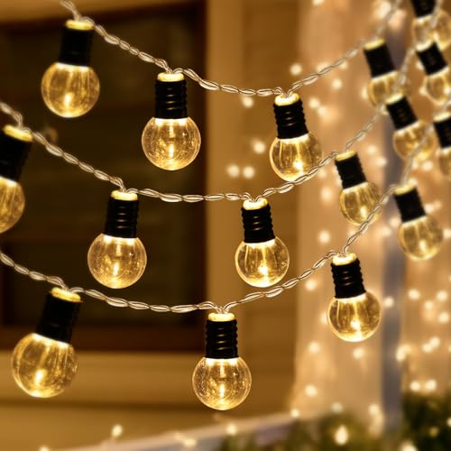 LED Lichterkette Batterie-20 LED Lichterkette mit Timer, Warmweiß Mini Bulb Lichterkette für Innen, Zimmer, Party, Weihnachten, Hochzeit, Led Batteriebetrieben Weihnachtsdekorationen von A.bigwhale