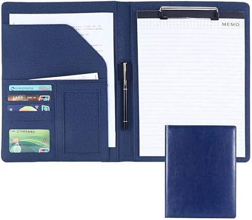 AADDFDD A4 Arbeitsmappe, Klemmbrett, Ordner, Padfolio, Schreibblock, Dokumenten-Folio-Hülle, Business-Tasche, Kunstledertasche, Portfolio, Foldover, Klemmbrett von AADDFDD