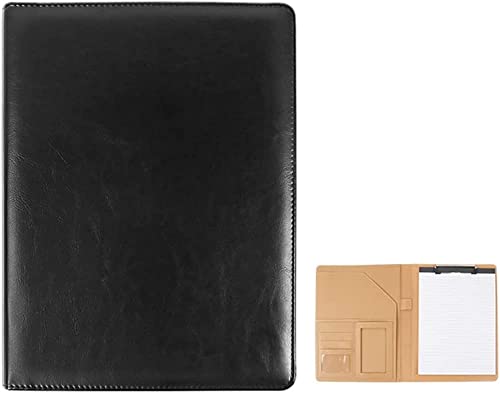 AADDFDD A4-Arbeitsmappe, Klemmbrett-Mappe, Padfolio-Ordner, Business-Etui, Organizer, Tasche, Lebenslauf mit Klemmbrett für Geschäfts-Organizer, Vorstellungsgespräche und Meetings von AADDFDD