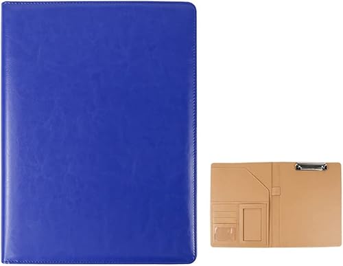 AADDFDD A4-Arbeitsmappe, Klemmbrett-Mappe, Portfolio-Ordner, Padfolio-Ordner, Business-Etui, Organizer-Tasche für Notizblock, Notizbuch, Lebenslauf, mit Klemmbrett für Geschäfts-Organizer, von AADDFDD