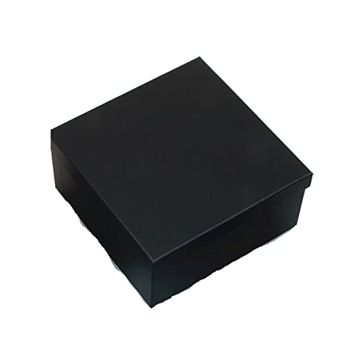 AADDFDD Schmuckkästchen, Schmuckschatulle, Schwarze Ringschatulle, Display-Paket, Geschenkbox von AADDFDD