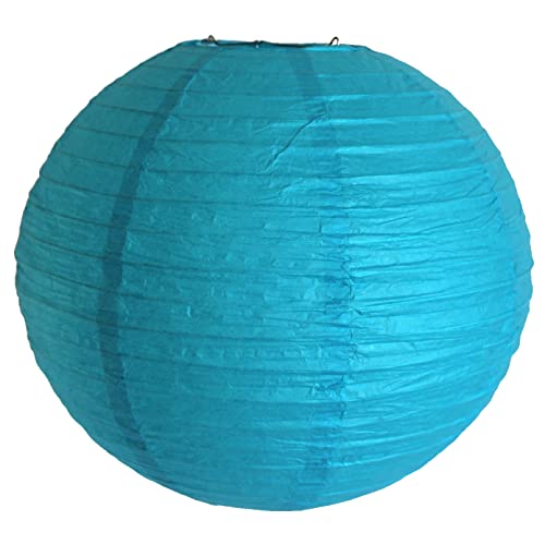 AAF Nommel®, 515, Lampion 1 Stk. Papier türkis mint unifarben japanisch rund Durchmesser 30 cm von AAF Nommel