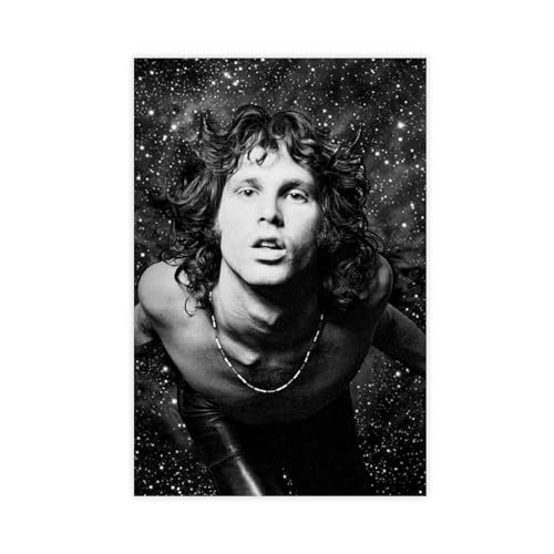 AAVEDA Jim Morrison Leinwand-Poster, Wandkunst, Dekordruck, Gemälde für Wohnzimmer, Schlafzimmer, Dekoration, ungerahmt, 40 x 60 cm, 40 x 60 cm von AAVEDA