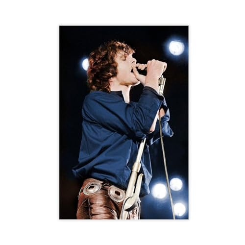 AAVEDA Jim Morrison Leinwand-Poster, Wandkunst, Dekordruck, Gemälde für Wohnzimmer, Schlafzimmer, Dekoration, ungerahmt, 50 x 75 cm von AAVEDA