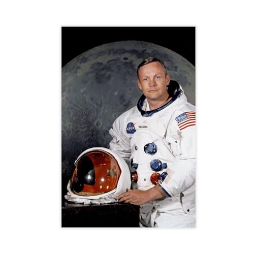 AAVEDA Neil Armstrong Leinwand-Poster, Wandkunst, Dekordruck, Bild Gemälde für Wohnzimmer, Schlafzimmer, Dekoration, ungerahmt, 30 x 45 cm von AAVEDA