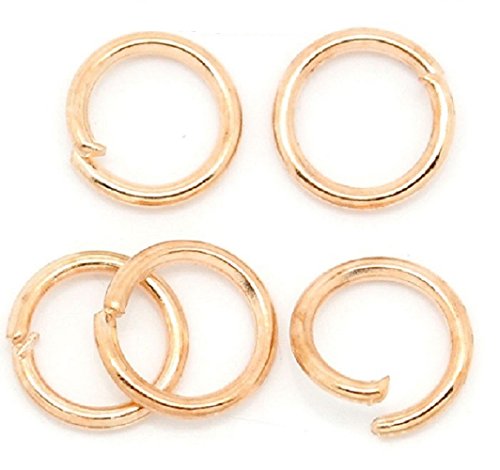 AB-Fashion 07 Biegeringe 5mm offen (5x0,75mm) - RoséGold, 30 Stück von AB-Fashion 07