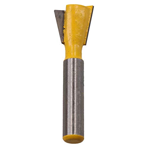 TCT Schwalbenschwanz Router fräser 12.7mm Tiefe 14 Grad Winkel 1/4" Schaft von AB Tools-Toolzone