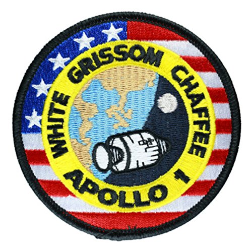 Apollo 1 Mission Patch Offizielle Nasa Edition Made in USA White Grissom Chaffee von AB emblems