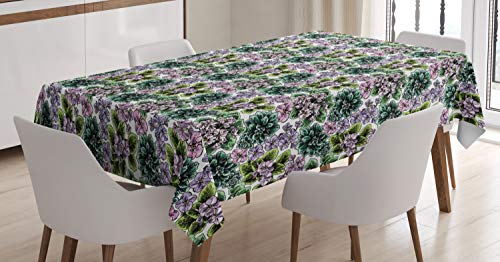 ABAKUHAUS Blumen Tischdecke, Violet Pfingstrosen, Pflegeleicht mit Modernster Druck Technologie Waschbar und Personalisiert, 140 x 200 cm, Grün Lila ABAKUHAUS Blumen Tischdecke, Violet Pfingstrosen, Pflegeleicht mit Modernster Druck Technologie Waschbar und Personalisiert, 140 x 200 cm, Grün Lila von ABAKUHAUS