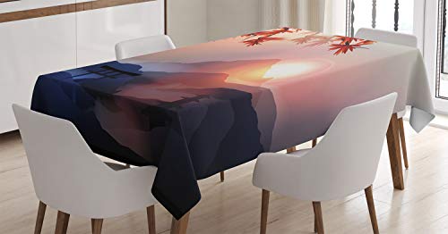 ABAKUHAUS asiatisch Tischdecke, Majestätische Himalaya-Gipfel, Für den Inn und Outdoor Bereich geeignet Waschbar Druck Klar Kein Verblassen, 140 x 200 cm, Rosa Blau Rot ABAKUHAUS asiatisch Tischdecke, Majestätische Himalaya-Gipfel, Für den Inn und Outdoor Bereich geeignet Waschbar Druck Klar Kein Verblassen, 140 x 200 cm, Rosa Blau Rot von ABAKUHAUS
