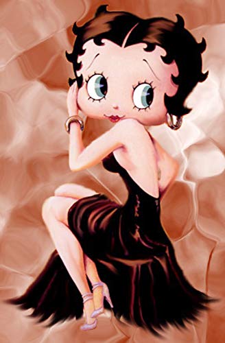 ABEUTY 5D Diamond Painting DIY Full Drill Strasssteine, Betty Boop, Malen mit Diamanten, Kristall-Diamant-Kunst-Kits (Betty Boop) von ABEUTY