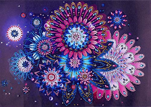 Diamond Painting Full Set, ABEUTY DIY 5D Diamant Painting bunt Blume Pflanze Strass Diamant Malerei Malen nach Zahlen Kreuzstich Crystal Diamond Art Kits von ABEUTY