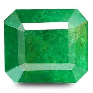 Abhinav Gems Natürlicher Smaragdstein, 9,25 Ratti/8,50 Karat, Labor-zertifizierter Edelstein, sambischer Erdgeist, natürlicher Smaragd (Panna), loser Edelstein für Damen und Herren von ABHINAV GEMS