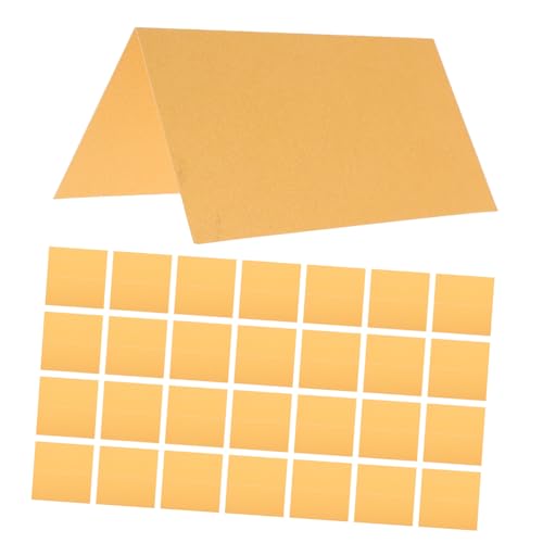 ABOOFAN 1 Satz Zelttischkarte Tischkarten Platzkarten Namenskarte Zur Hochzeit Leere Karten Und Umschläge Namenskarten Für Den Tisch Sitzkarte Für Eine Hochzeit Papier Golden 25st von ABOOFAN