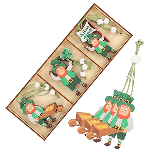 ABOOFAN 1 Set Puppen Ornamente Girlande St Patrick's Day Dekorationen Gastgeschenke St Patrick's Day Accessoires St Patrick's Foto Requisiten St Patrick's Party Dekoration St von ABOOFAN