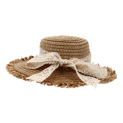 ABOOFAN 1 Stück Doll Straw Hat mit Bowknot Design Kreative Puppenhut Dekoration aus Strapazierfähigem Material für Puppen Mottopartys und Sommeraktivitäten Kompakt und Khaki ABOOFAN 1 Stück Doll Straw Hat mit Bowknot Design Kreative Puppenhut Dekoration aus Strapazierfähigem Material für Puppen Mottopartys und Sommeraktivitäten Kompakt und Khaki von ABOOFAN