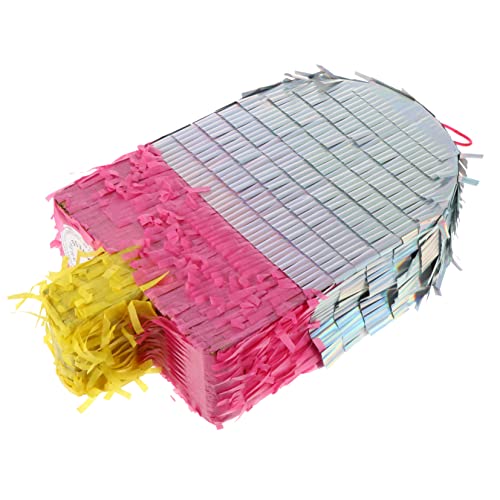 ABOOFAN 1Stk Pinata-Spielzeug Kinderspielzeug Geburtstagspinata große Piñata Spielzeuge Dekor lustige Kinderpiñata Pinata-Süßigkeitsspielzeug Süssigkeit Eis Mexiko von ABOOFAN