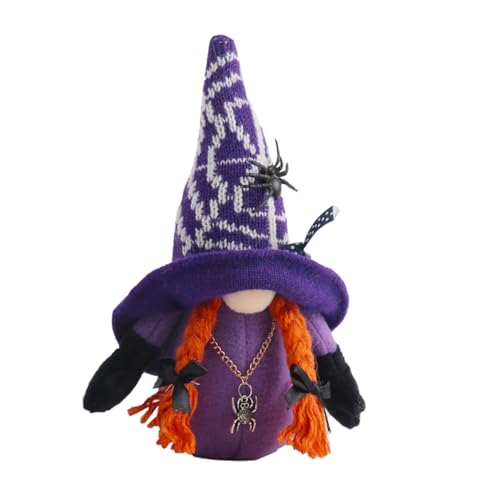 ABOOFAN 1Stk gesichtslose Puppe Spielplüsch Outdoor- Marienkäfer- Zwerge Halloween Kleidung Halloween Outfit weihnachtsdeko dekorative Puppe Haushaltsdekoration Baumwolle Violett von ABOOFAN