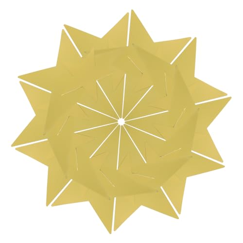 ABOOFAN 20st Pentagramm-dekoration Diy Liefert Diy-sternausschnitte Requisiten Der Partyszene Partydekoration Mit Fünfzackigem Stern Sternzeichenbrett Sterne Ausschnitte Papier Golden von ABOOFAN