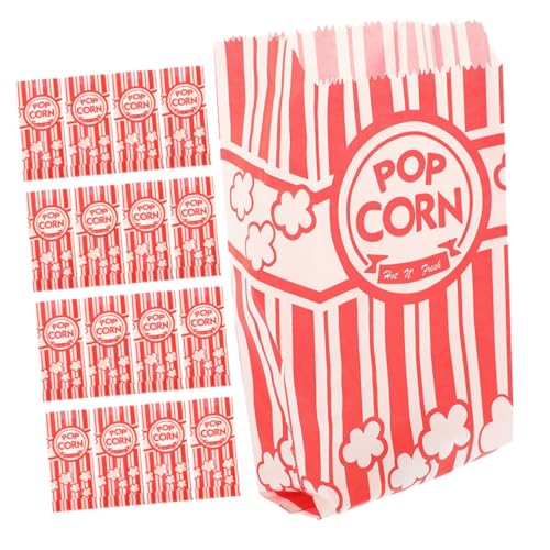 ABOOFAN 20st Popcorn-verpackungsbeutel Papiertüten Kleine Süße Tüten Popcornmaschine Kekstüten Lutschtüten Wiederverwendbarer Popcorn-eimer Popcorn-masse Popcornboxen Klein Popcornkarton von ABOOFAN