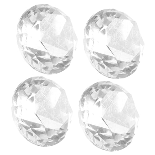 ABOOFAN 4 Stück Künstlicher Kristalldiamant Diamant-kunst-kits Inhaber Tische Hochzeitsdekoration Herzstück Tischdekoration Dekorativ Diamant- Diamanten Heimdekoration Kristalle Glas von ABOOFAN