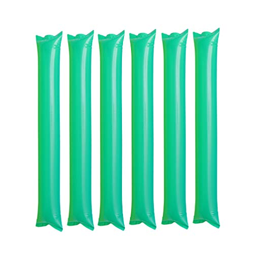 ABOOFAN 60Pcs Aufblasbare Cheer Sticks Baseball Bat Form Bam Bam Sticks in Die Sprengen Donneren Stöcke für Baseball- Party- Sportveranstaltungen Vorspannungen Grün von ABOOFAN