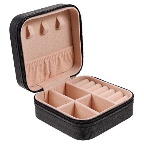 ABOOFAN Kasten Für Schmuck Schmuckschatullen Verpackung Schmuck-organizer Halsketten-organizer Große Schmuckschatullen Kleine Schmuckkästchen Organizer-boxen Black Leder von ABOOFAN