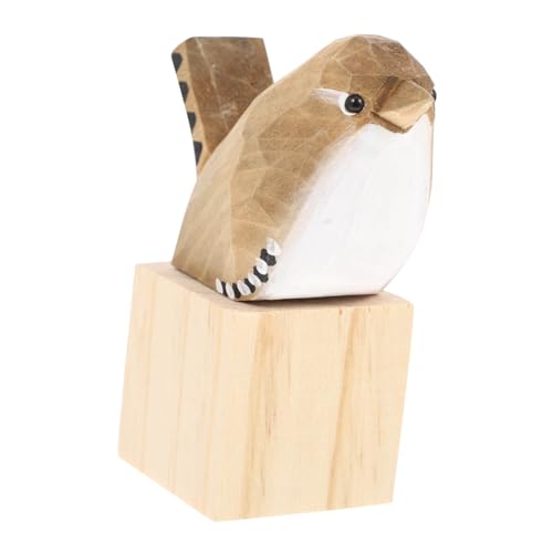 ABOOFAN Kreatives Vogel Modell Charmante Vogel Dekoration Für Zuhause Tisch Schmuck Und Als Geschenkidee Farbe Zufällig Exquisite Holzfigur Für Stilvolle Wohnräume von ABOOFAN