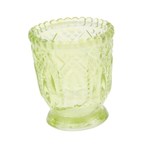 ABOOFAN Leuchter Gold Dekoration Zauberstab Denkmal Brenner flackern Duft kerzengläser Vintage kerzenhalter kerzenlöscher kerzengießset Candle Liner Teelichthalter Kerzenständer Glas Green von ABOOFAN