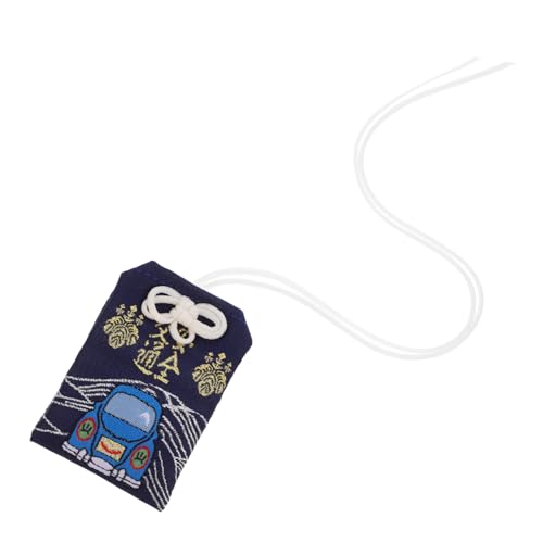 ABOOFAN Omori glücksbringer Dekoration für das Auto japanische Amuletttasche japanische Omamori Segensbeutel für zu Hause japanische Schmuckstücke Omamori-Anhänger Stoff Blue von ABOOFAN