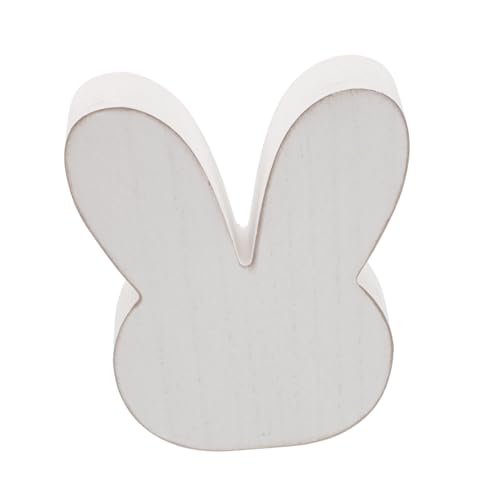 ABOOFAN Vintage Stil Osterhase Tisch Zeichen Holz Home Decor Bunny Dekorationen Osterhase Figur von ABOOFAN