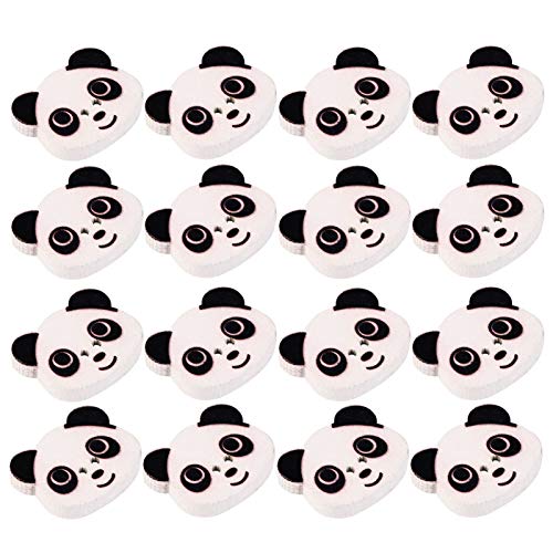 Panda Knöpfe 2 Löcher Dekorative Knöpfe zum Nähen Scrapbooking DIY Handwerk Panda Party Begünstigt für Kinder Stil 1 von ABOOFAN